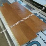 Hardwood Floor Installation in the Basement