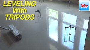 subfloor leveling tools - screed leveling tripods